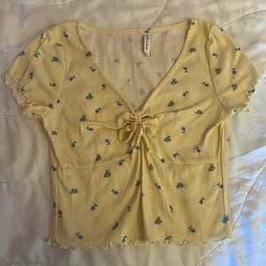 for love and lemons yellow flower top